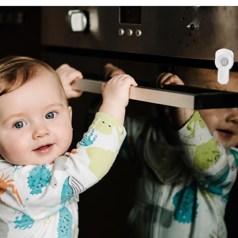 Lot de 3 Verrous de Sécurité pour Four, Réfrigérateur, Armoire de Cuisine, Appareils, Loquets de Protection pour Armoire, Protection et Sécurité pour Enfant et Bébé – image 3