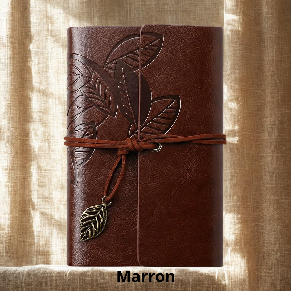 Carnet en Cuir PU,Style Ancien, Bloc-Notes, Papeterie Japonaise et Coréenne,Cahier Cadeau – image 4