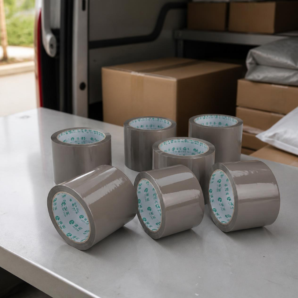 Lot de 2 Rubans Adhésifs Gris 45mm*130m, Ruban d'Étanchéité Imperméable, Ruban d'Emballage pour Cartons,Scotch l'Emballage – image 6