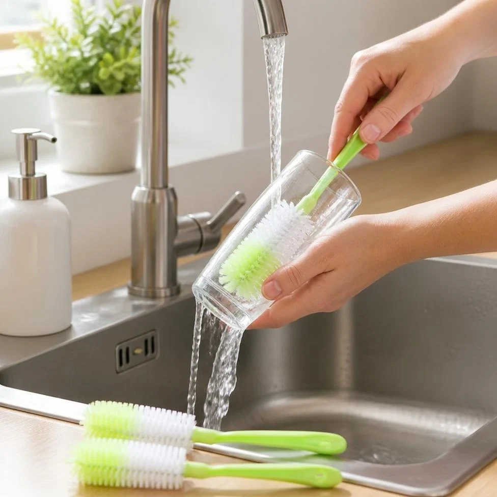 Lot de 3 Brosses de Nettoyage pour Tasse et Verre
