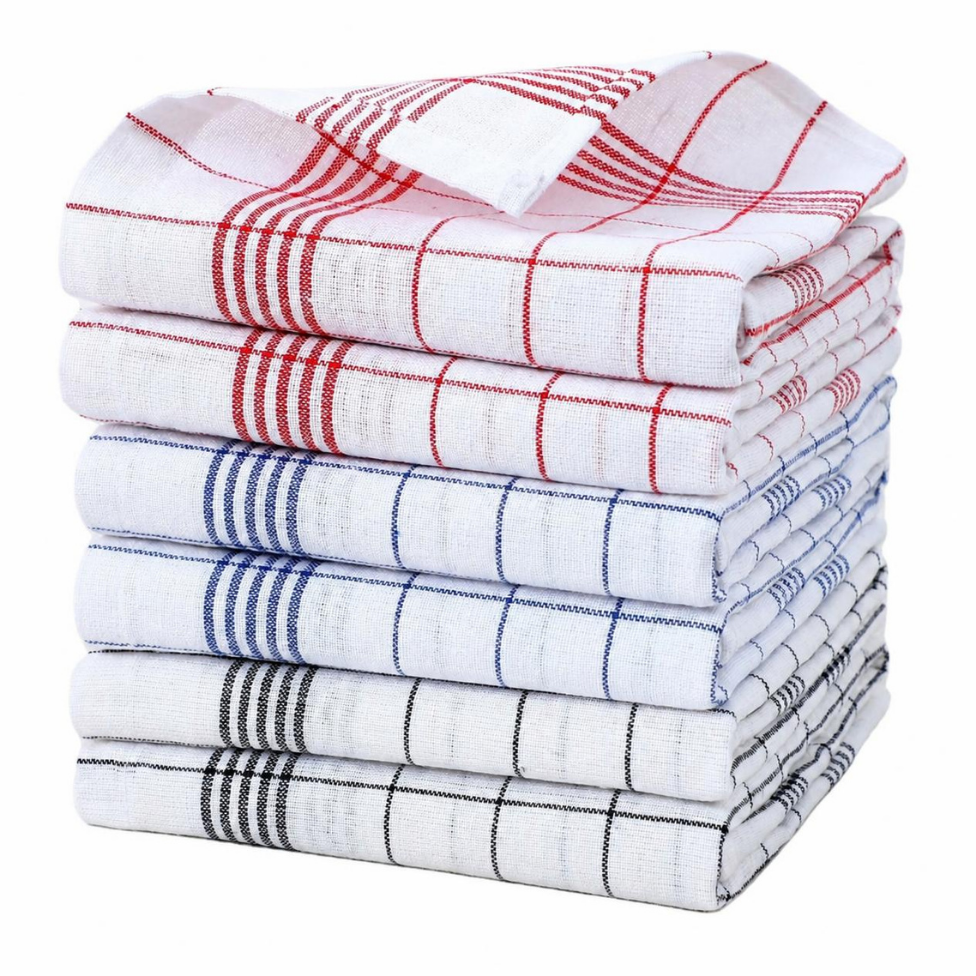 Lot de 3 Serviettes à Carreaux en Coton 45*62cm