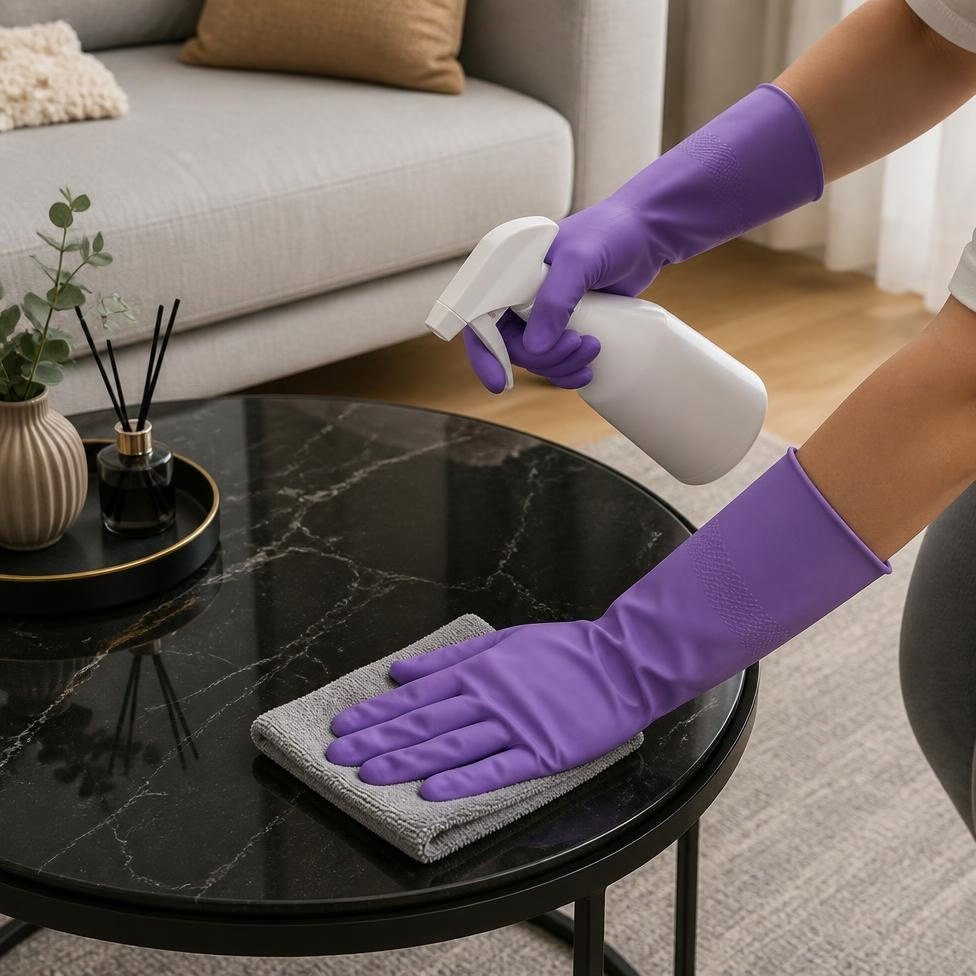 Gants de Nettoyage en Latex,Gants à Vaisselle, Antidérapants, Gants en Caoutchouc