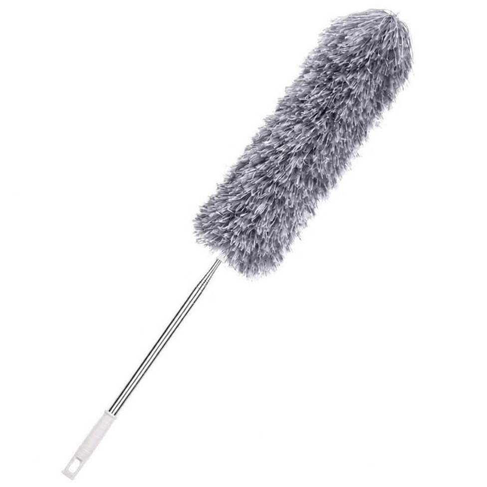Brosse Télescopique Extensible en Acier Inoxydable pour le Nettoyage des Plafonds, Canapés, Accessoires Maison – image 4