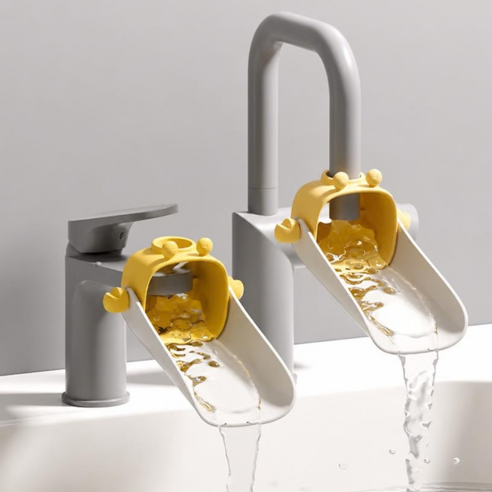 Rallonge de Robinet Universelle Réglable ,Rallonge de Robinet en Silicone Souple,Protection et Sécurité pour Enfant et Bébe