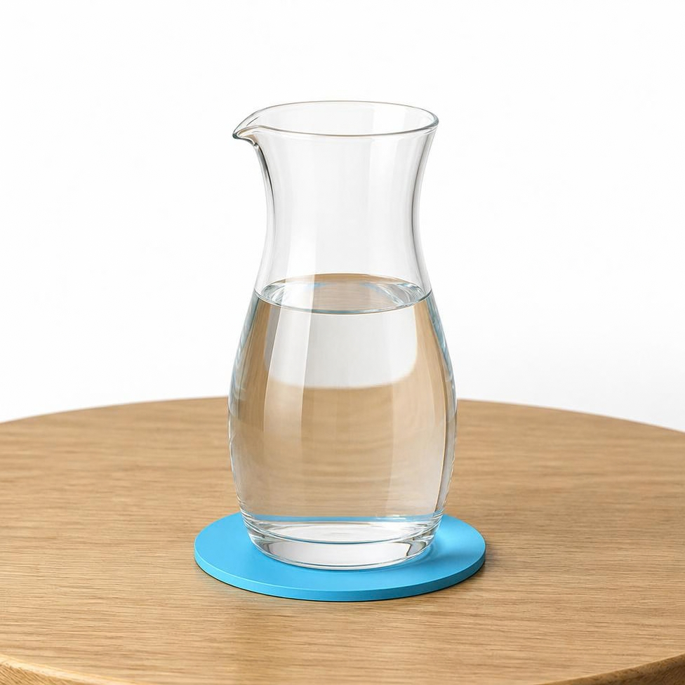 Lot de 4 Sous-Verre Rond en Silicone pour Tasse à Boisson – image 3