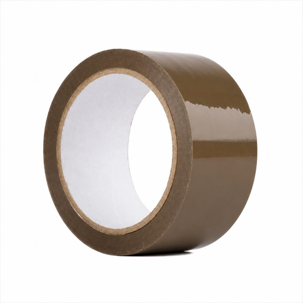 Lot de 2 Rubans Adhésifs Brun 45mm*130m, ruban d'Étanchéité Imperméable, Ruban d'Emballage  pour Cartons,Scotch l'Emballage Brun – image 2