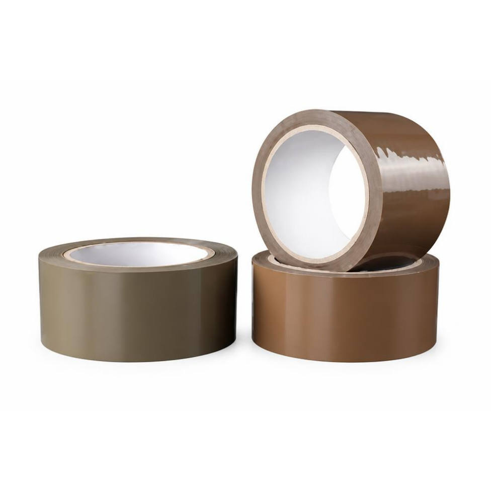 Lot de 2 Rubans Adhésifs Brun 45mm*130m, ruban d'Étanchéité Imperméable, Ruban d'Emballage  pour Cartons,Scotch l'Emballage Brun – image 3