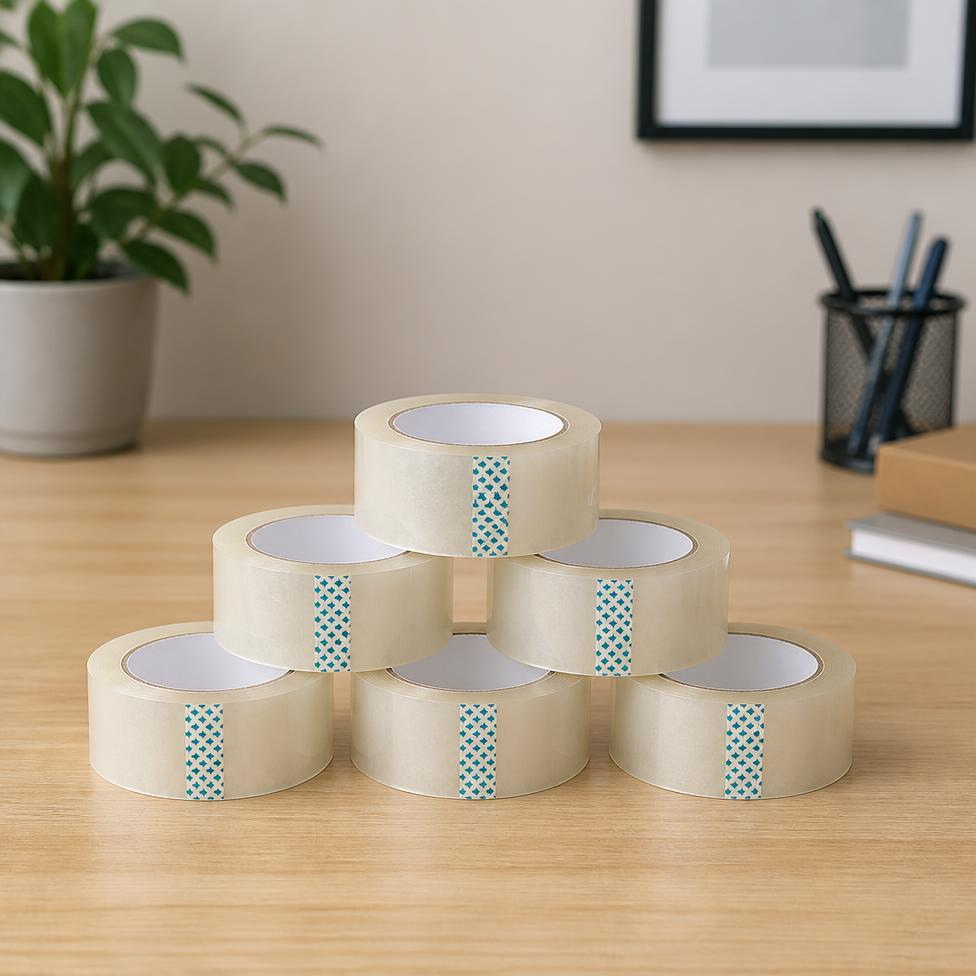 Lot de 3 Rubans Adhésifs 48mm*100m, Ruban d'Étanchéité Imperméable, Ruban d'Emballage pour Cartons,Scotch l'Emballage – image 5