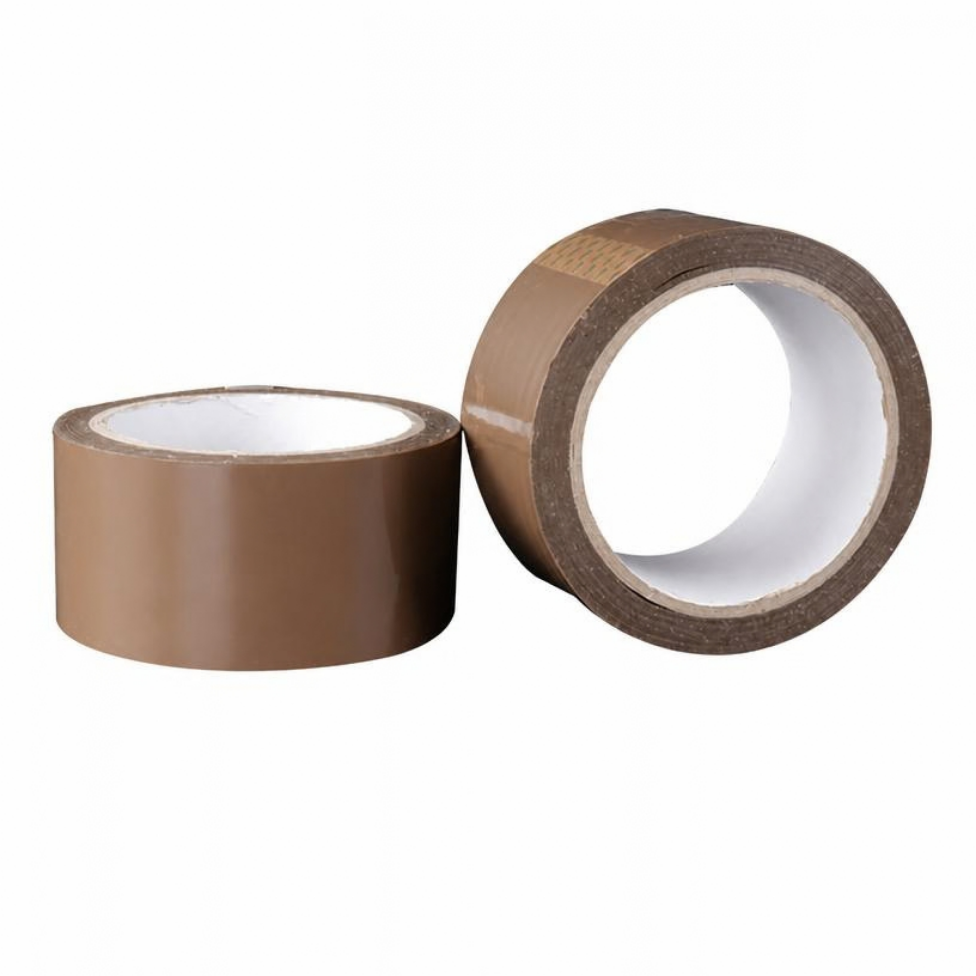 Lot de 2 Rubans d'Emballage de Colis Brun Clair 48MM X 66 M,Scotch pour Carton