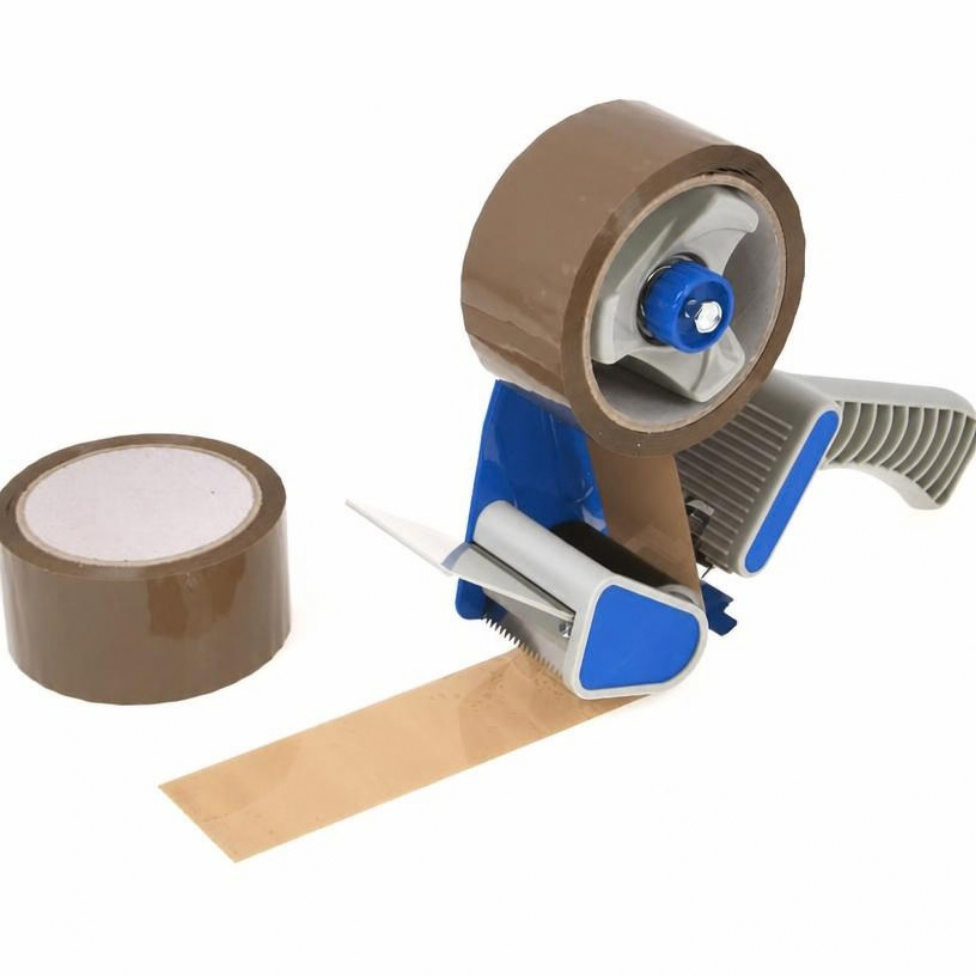 Lot de 2 Rubans d'Emballage de Colis Brun Clair 48MM X 66 M,Scotch pour Carton – image 4