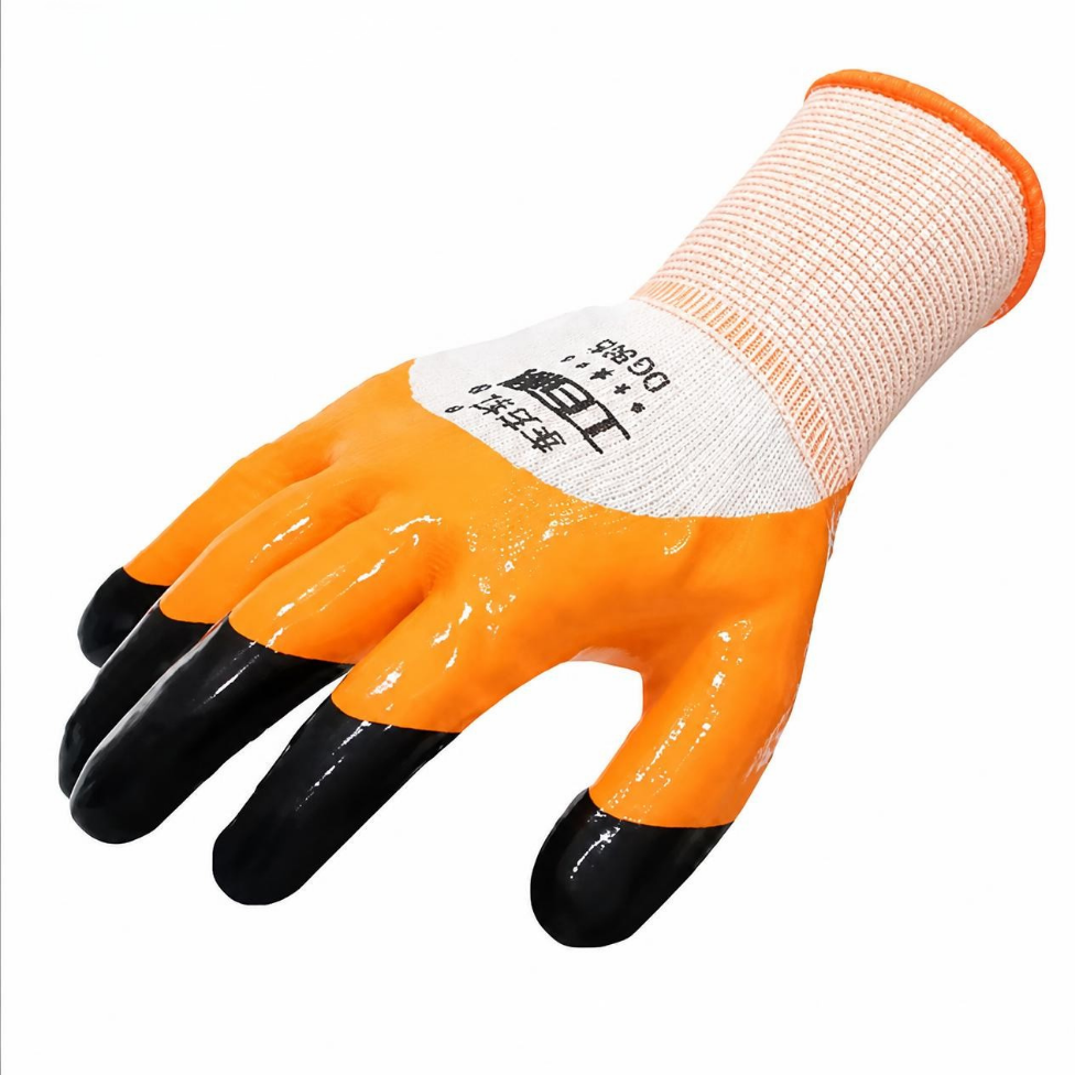 Gants en Caoutchouc Enduits Denitrile Sandy, Gants de Chantier,Résistants aux Coupures, Gants de Jardin – image 2