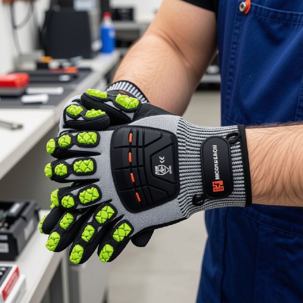 Gants HPPE Anti-Impact, Résistants aux Coupures, Gants de Travail Industriel