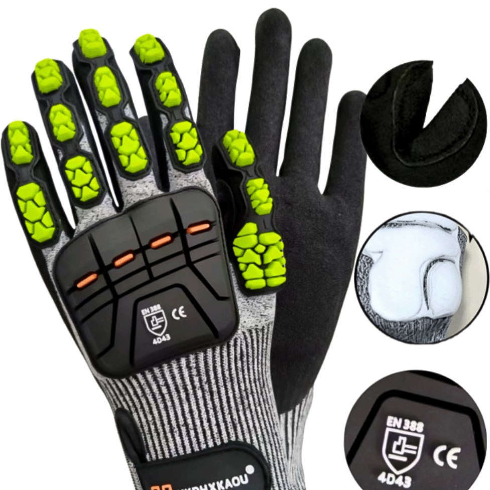 Gants HPPE Anti-Impact, Résistants aux Coupures, Gants de Travail Industriel – image 5