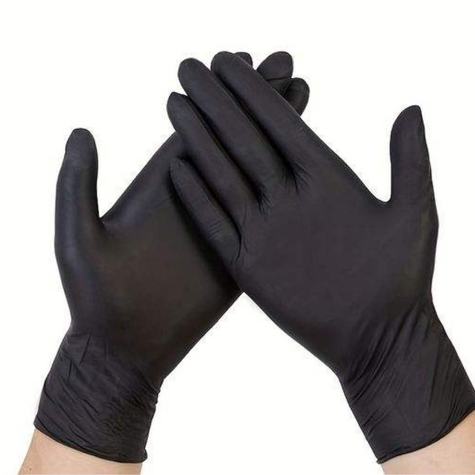 Gants en Nitrile Épais Jetables Noirs,Gants d'Examen,Gants de Cuisine – image 2