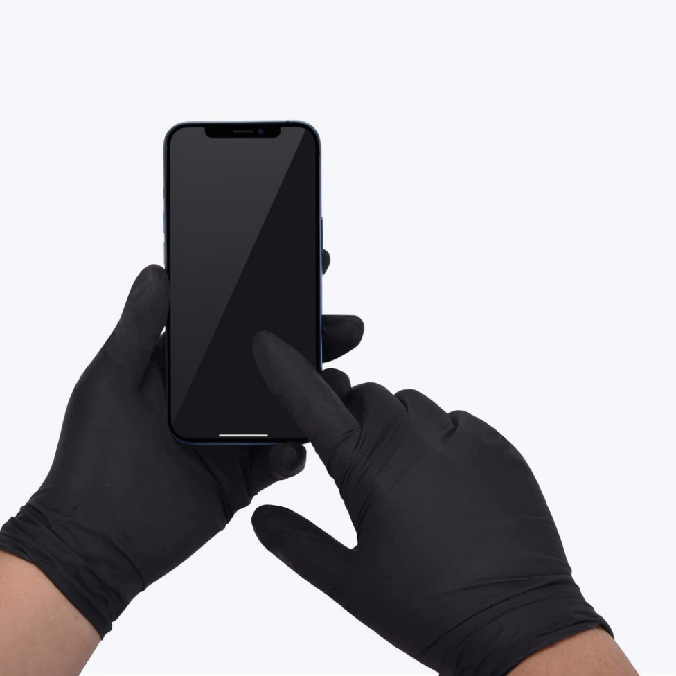 Gants en Nitrile Épais Jetables Noirs,Gants d'Examen,Gants de Cuisine – image 4