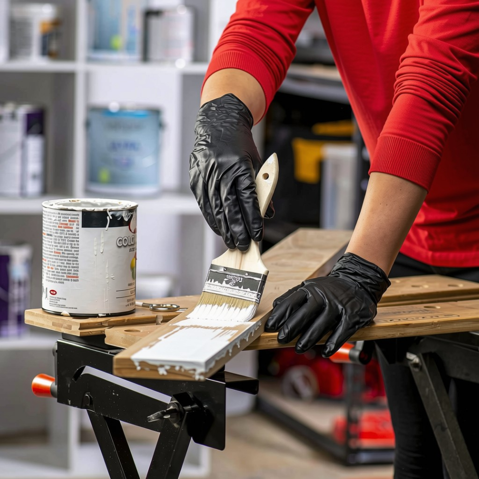 Gants en Nitrile Épais Jetables Noirs,Gants d'Examen,Gants de Cuisine – image 5