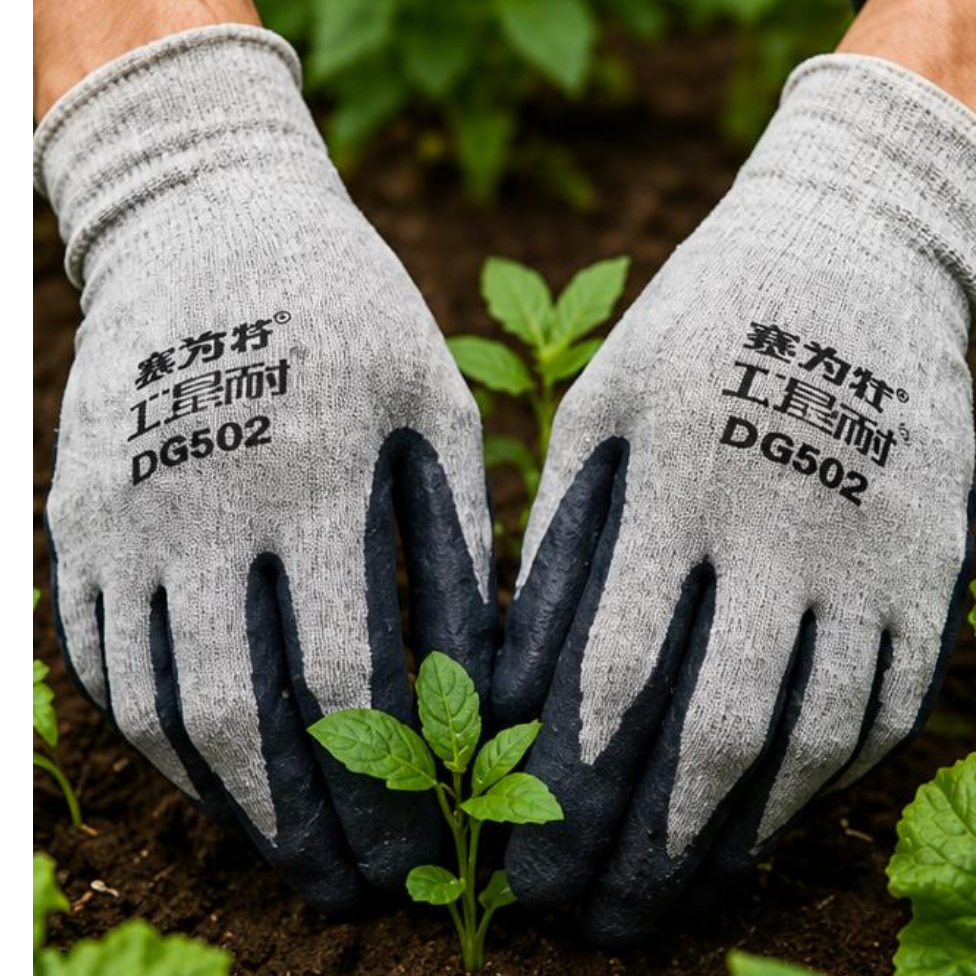 Gants de Travail en Nitrile pour la Sécurité Industrielle, Résistants aux Chocs, Enduits de Latex, pour la Construction et les Travaux de Grande Envergure – image 6