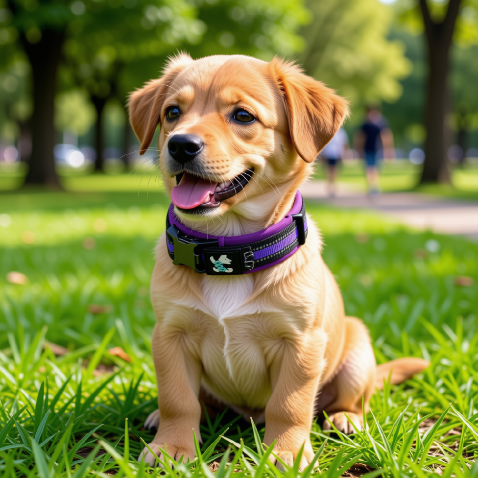 Collier pour Chien Réglable,Confortable, Rembourré en Néoprène,Réfléchissant, en Nylon et Coton – image 2