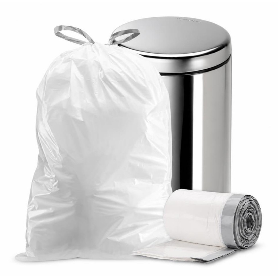 Lot de 3 Boîtes Sacs Poubelle à Cordon de 45*50cm – image 2