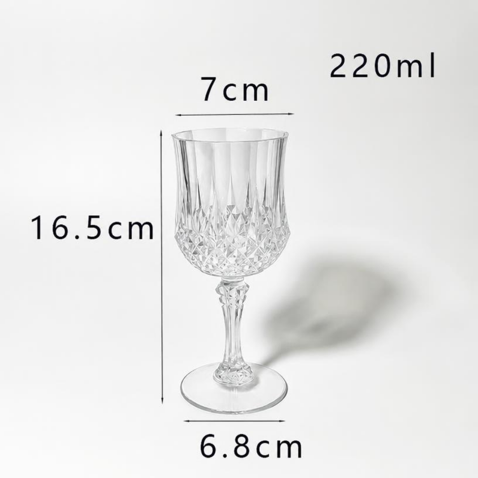 Lot de 3 Verres en Plastique , Élégants et Modernes, pour Fête et Mariage – image 6