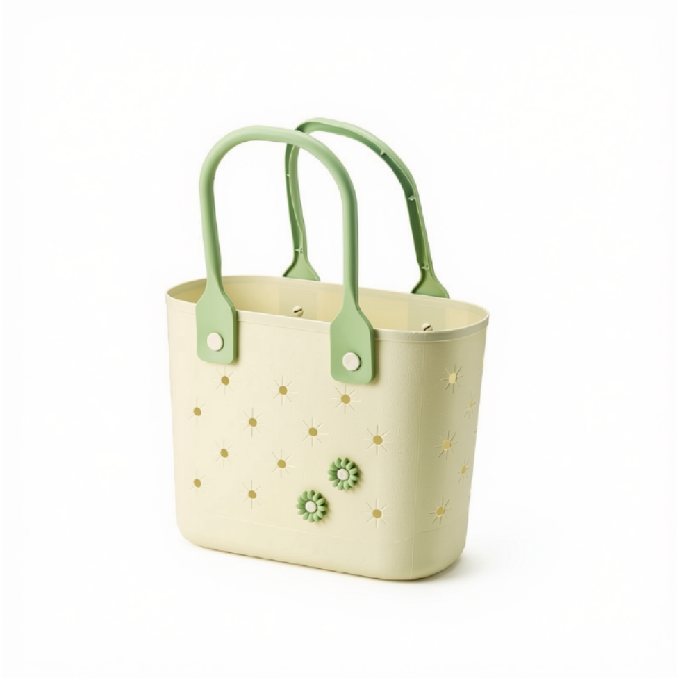 Panier de Rangement Simple en Plastique, Vintage, Carré, Multi-Usage, pour Salle de Bain, Maison – image 3