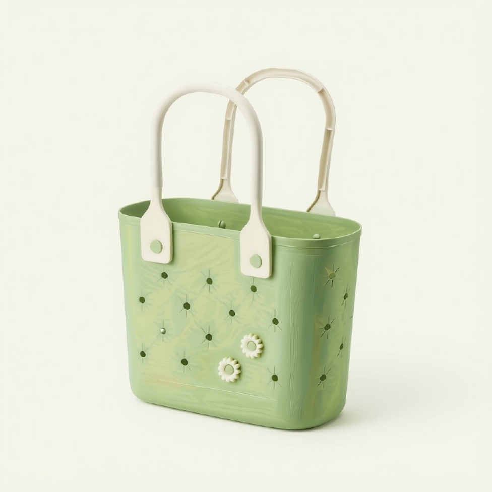 Panier de Rangement Simple en Plastique, Vintage, Carré, Multi-Usage, pour Salle de Bain, Maison – image 4