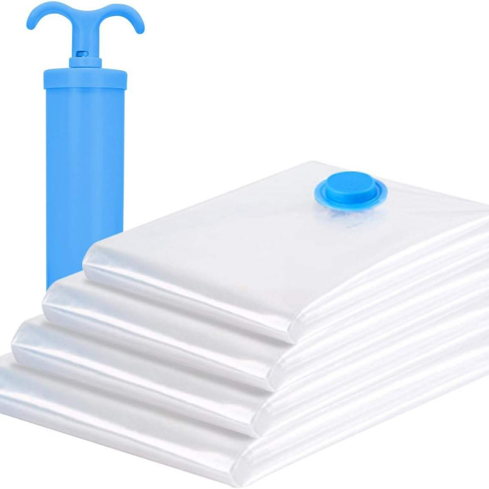 Lot de 3 Sacs de Rangement Vétements, Pliable, Fonctionnel pour Valise,Empêchant l'Humidité et la Moisissure,3 Tailles avec Pompe