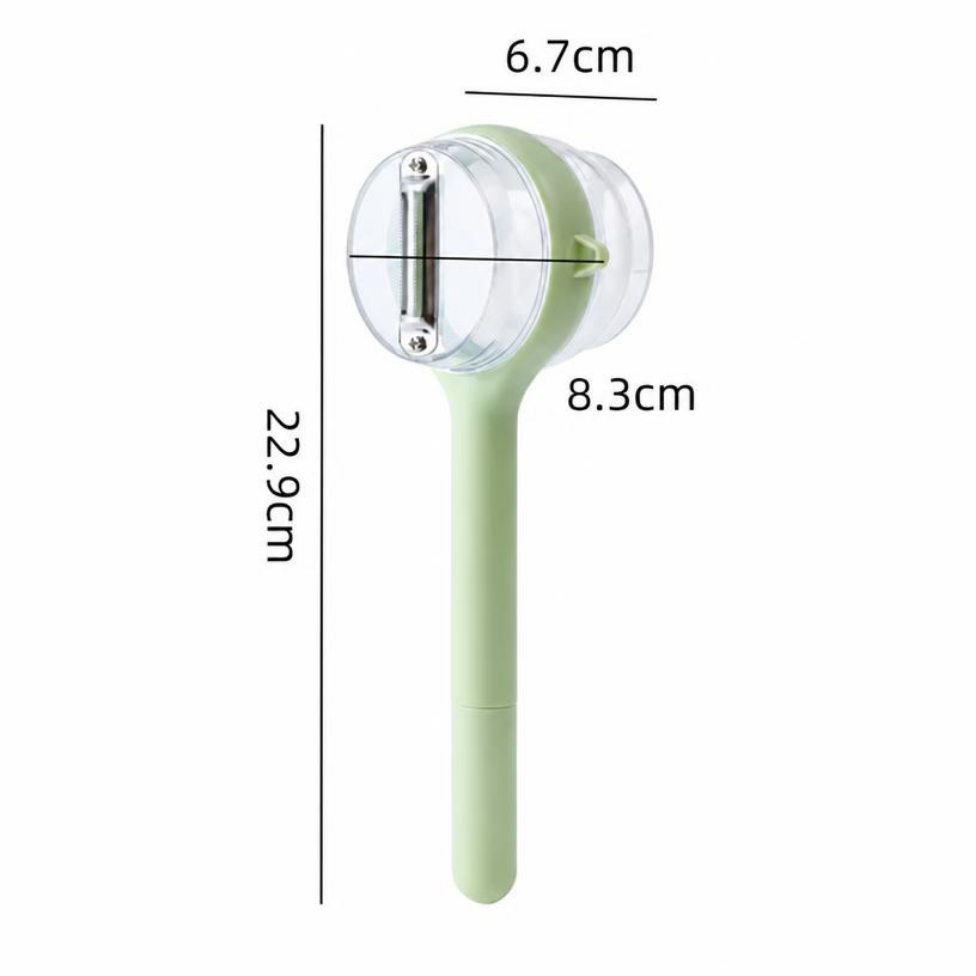 Éplucheur Multifonctionnel 2 en 1 avec Boîte de Rangement pour Pommes de Terre, Pommes,Légumes, Fruits et Carottes... – image 5
