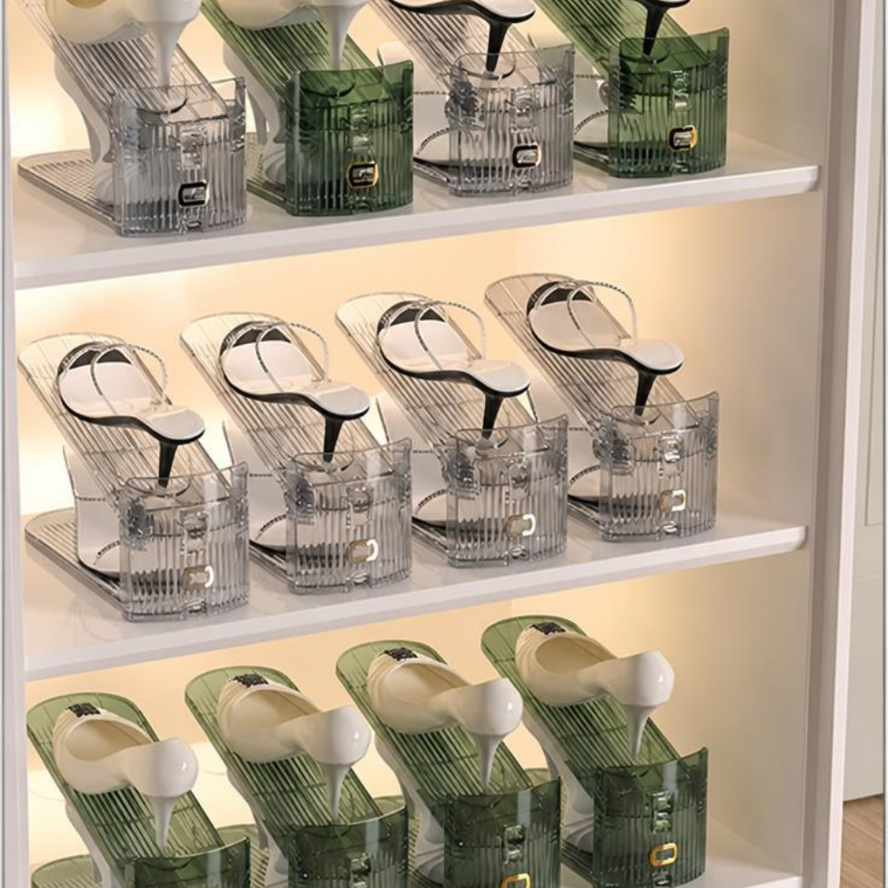 Organisateur de Chaussures Ajustable, Économiseur d'Espace, Support Empilable pour Rangement Chaussures