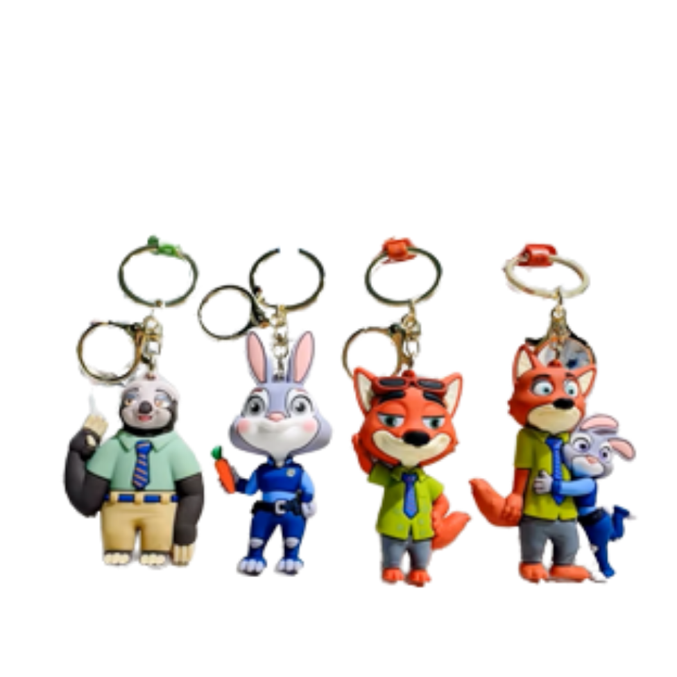 Porte-Clés Mignon Dessin Animé pour Clé Voiture,Porte-Clés Sac à Dos – image 2