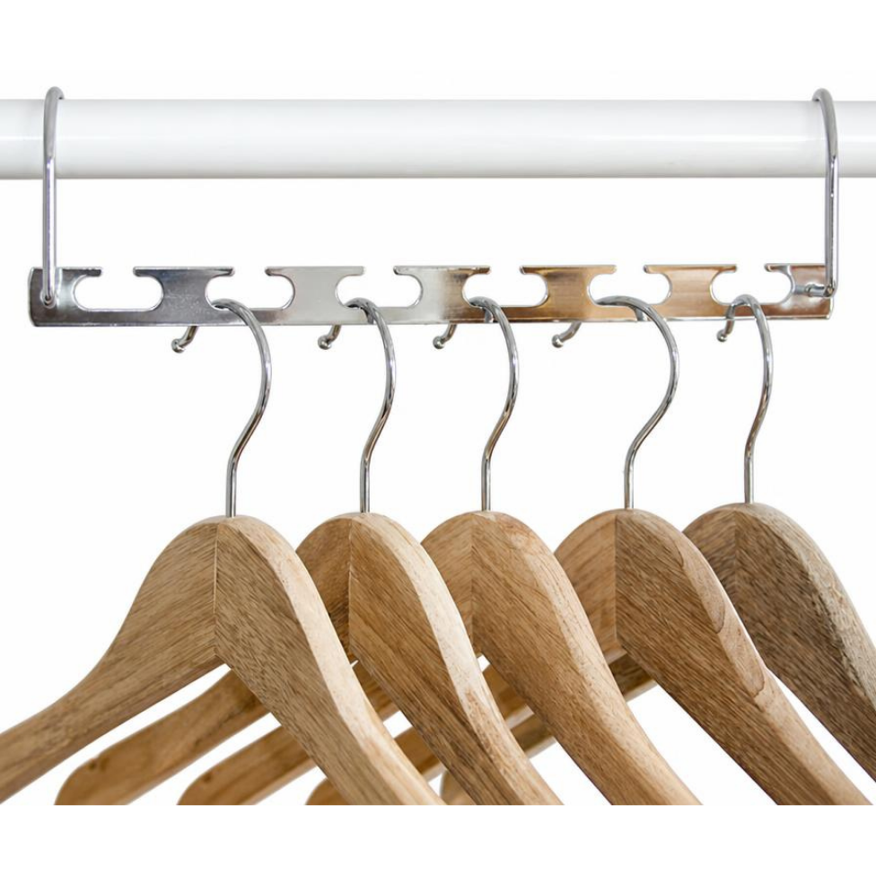 Lot de 3 Cintres Gain de Place pour Vêtements, Cintres en Métal Organisateur de Vêtements – image 5