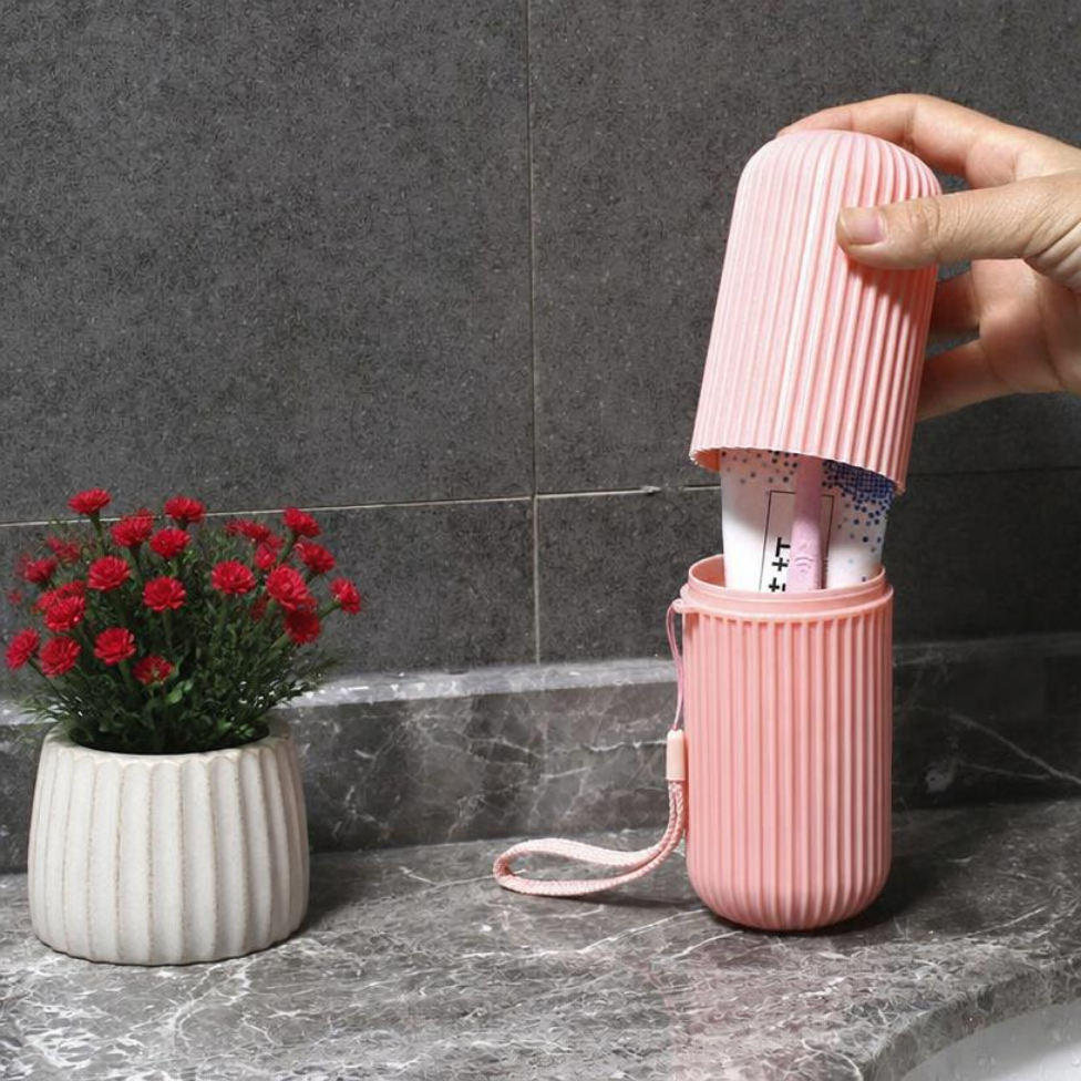 Porte-Brosse à Dents de Voyage,Étui de Voyage pour Brosse à Dents,Dentifrice