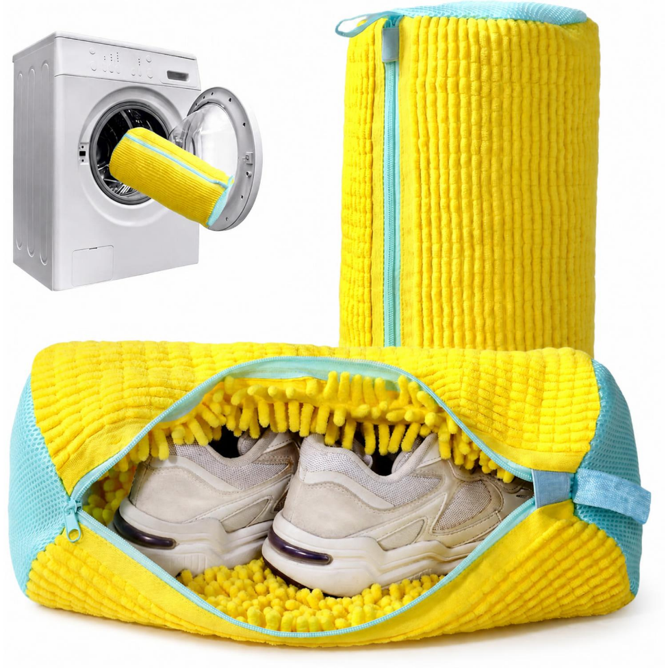 Lot de 2 Sacs de Nettoyage de Chaussures pour Machine à Laver – image 4