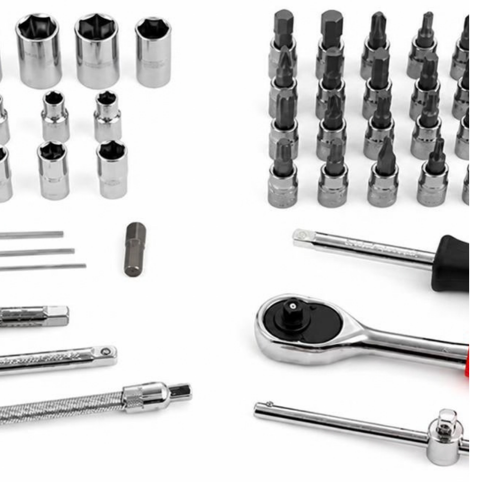 Boîtes à Outils Jeu de Clés à Douille, 46 Pièces, Ensembles d'Outils Réparation Automobile, Clé Dynamométrique à Cliquet,Embouts Tournevis – image 6