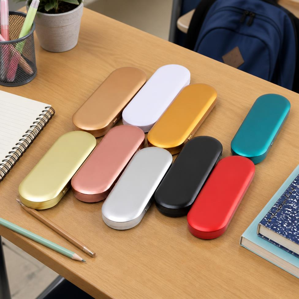Boîte de Rangement Fournitures Scolaire,Rabattable