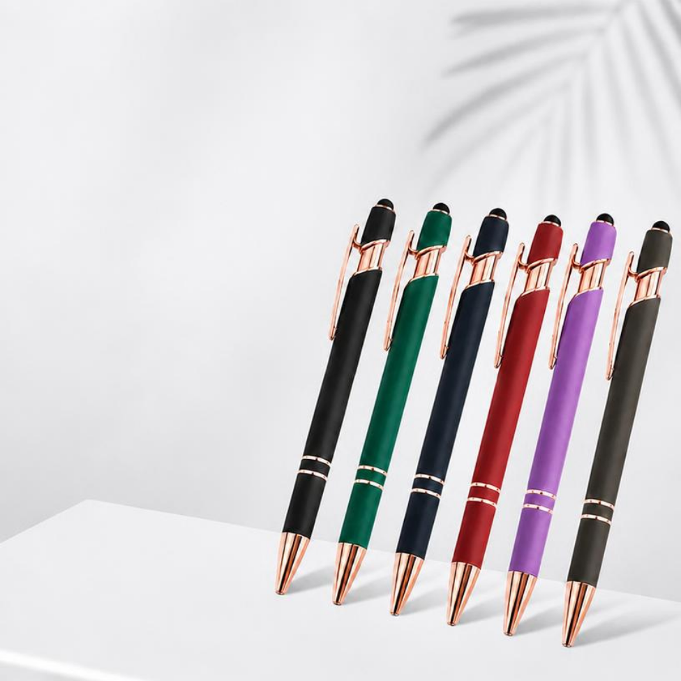 Lot de 6 Stylos à Bille à Encre Noire – image 2