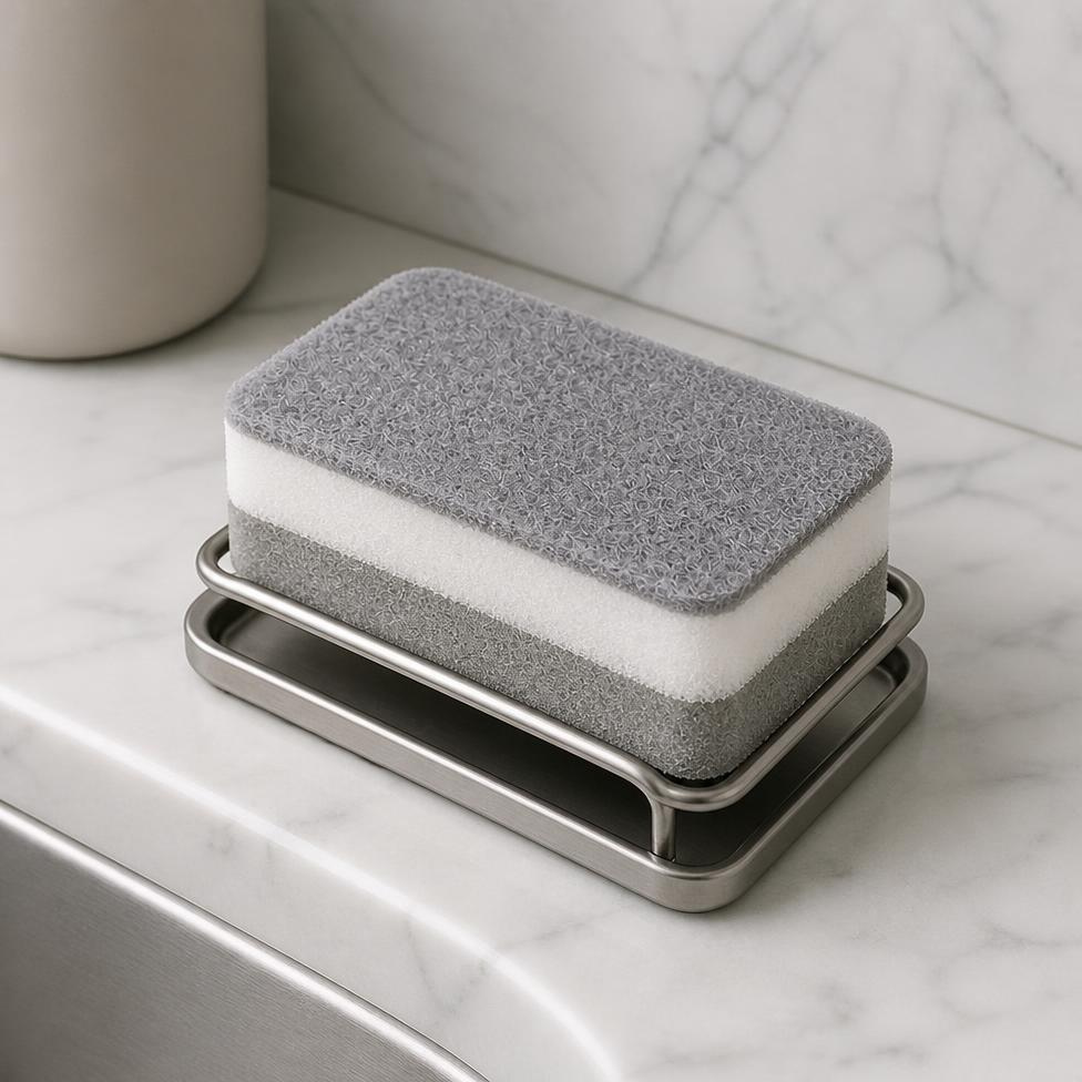 Lot de 4 Éponges à Vaisselle en Microfibre à,Accessoires Cuisine – image 4