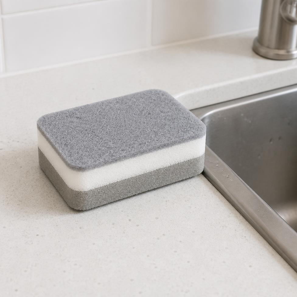 Lot de 4 Éponges à Vaisselle en Microfibre à,Accessoires Cuisine – image 5