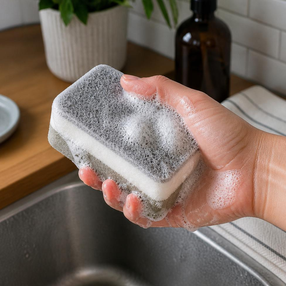 Lot de 4 Éponges à Vaisselle en Microfibre à,Accessoires Cuisine – image 6
