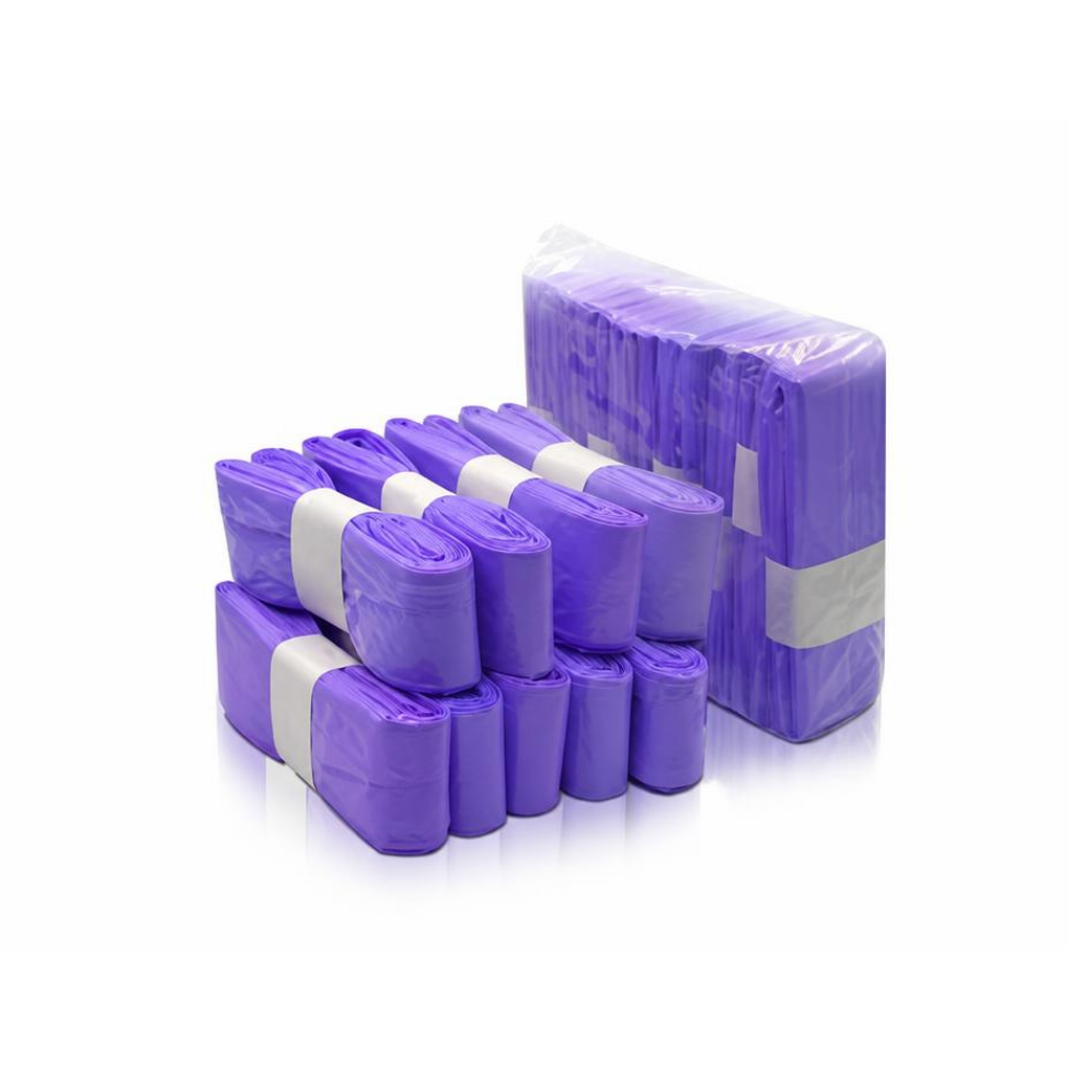 Lot de 3 Boîtes Sacs Poubelle Violet 16.5*4cm