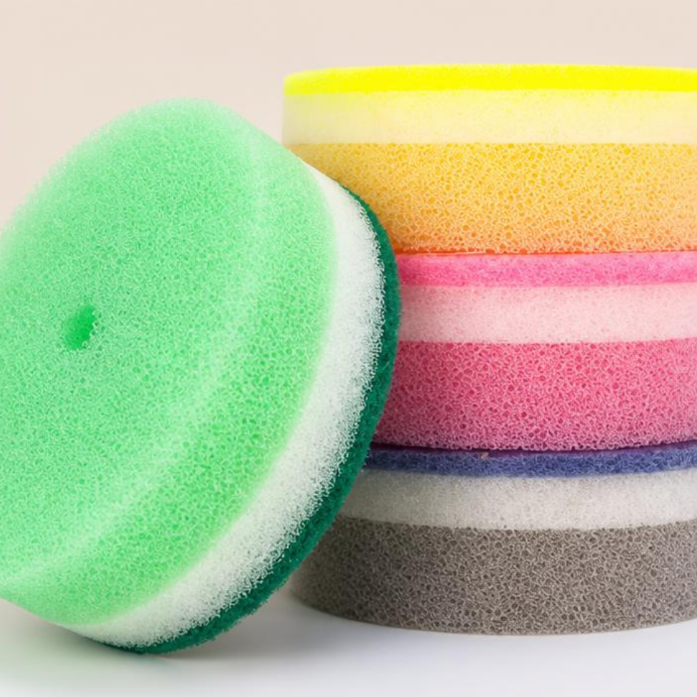 Lot de 4 Éponges de Nettoyage de Cuisine, Éponge à Vaisselle,Accessoires Cuisine