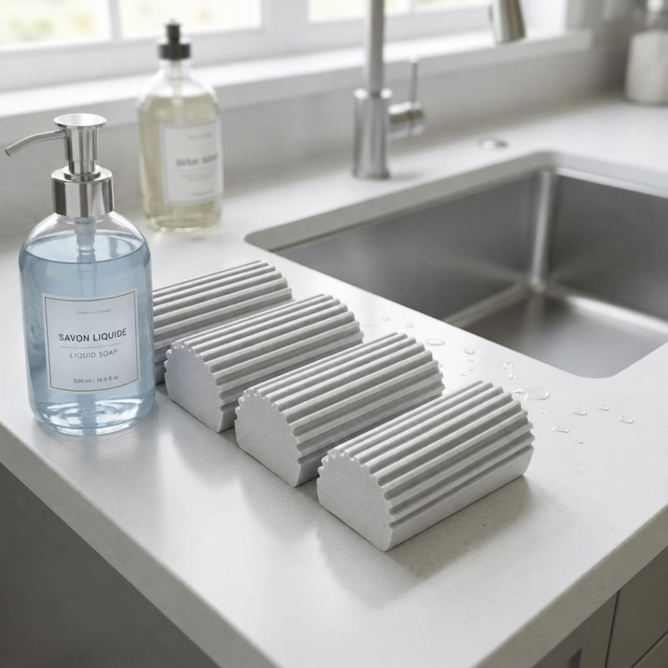 Lot de 3 Éponges Douces de Nettoyage, Accessoires maison – image 6