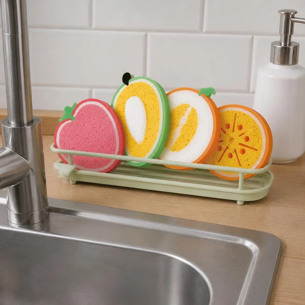 Lot de 4 Éponges pour Nettoyage Cuisine, Maison,Accessoires Cuisine – image 4