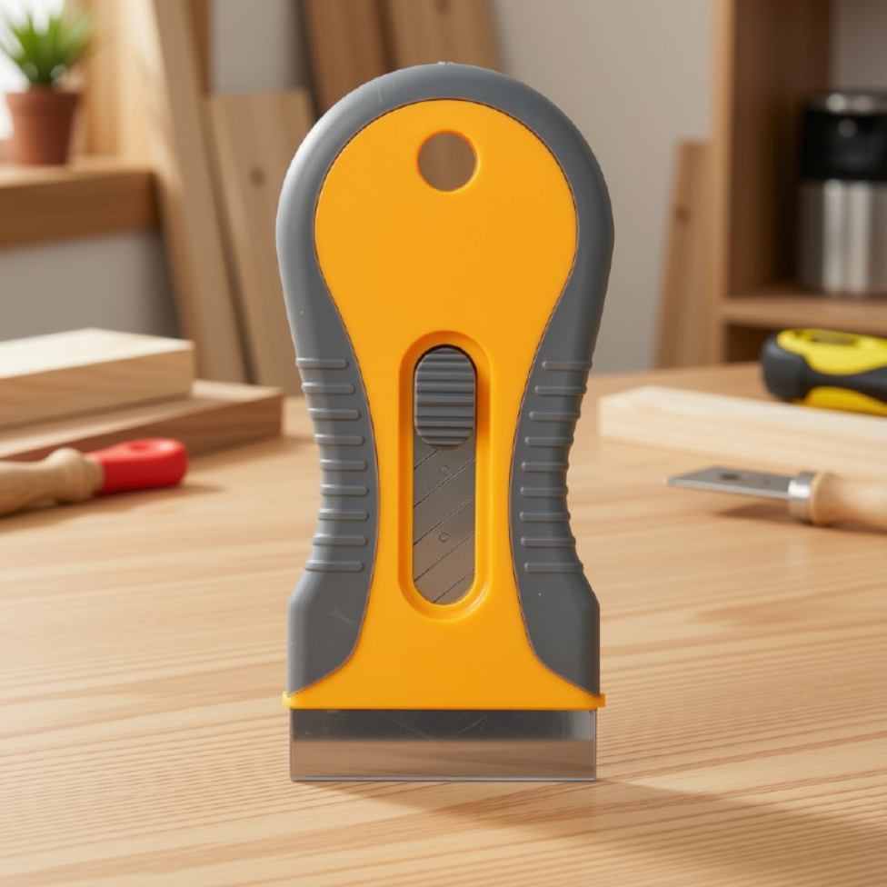 Grattoir à Main pour le Nettoyage des Sols et le Décollage du Papier Peint,Adhésif – image 4