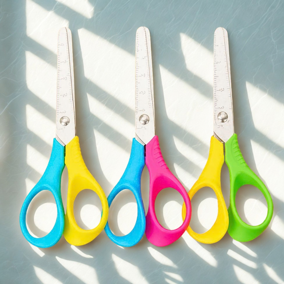 Lot de 3 Ciseaux d'École pour Étudiant, Enfant, Fournitures Scolaire – image 4
