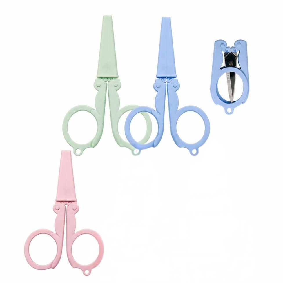 Lot de 3 Mini Ciseaux Pliables pour École, Fournitures Scolaire