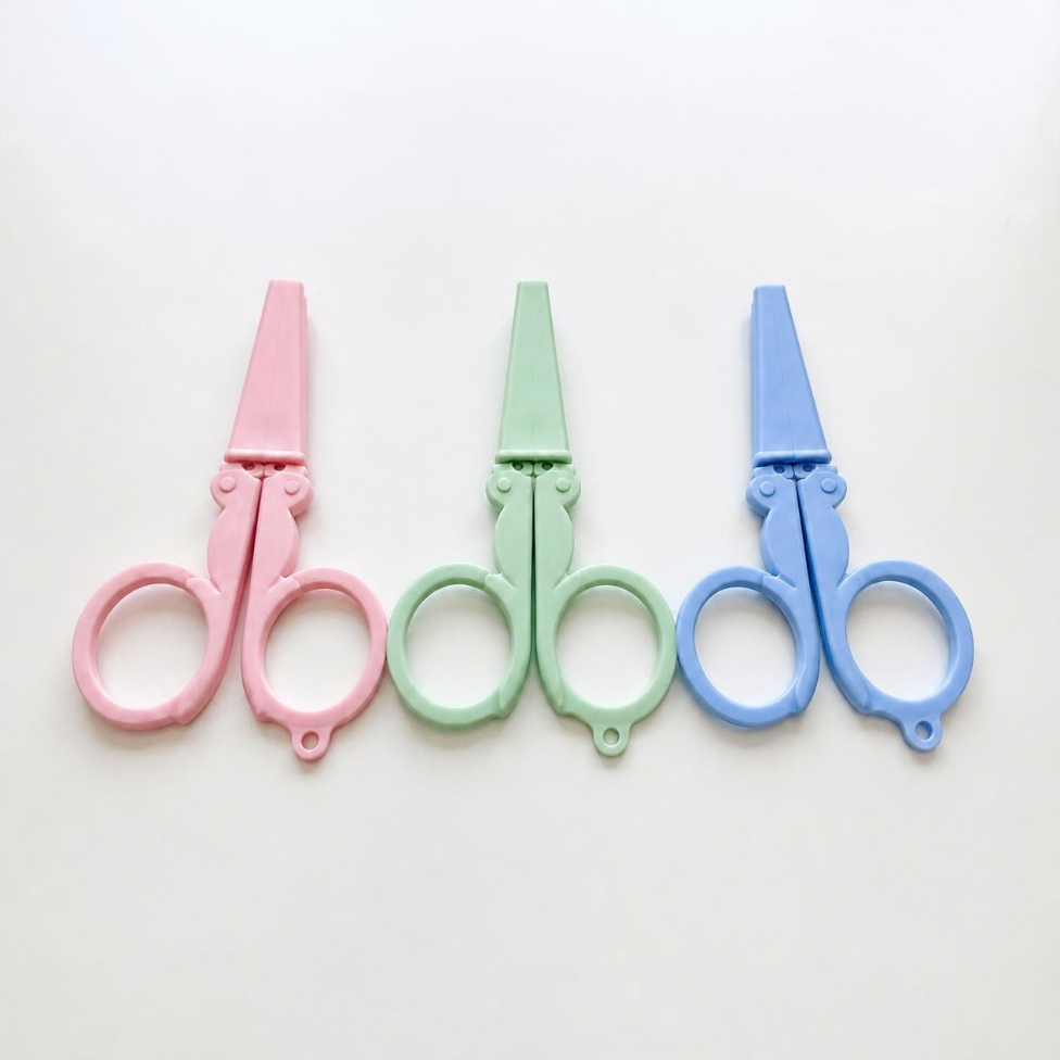 Lot de 3 Mini Ciseaux Pliables pour École, Fournitures Scolaire – image 2