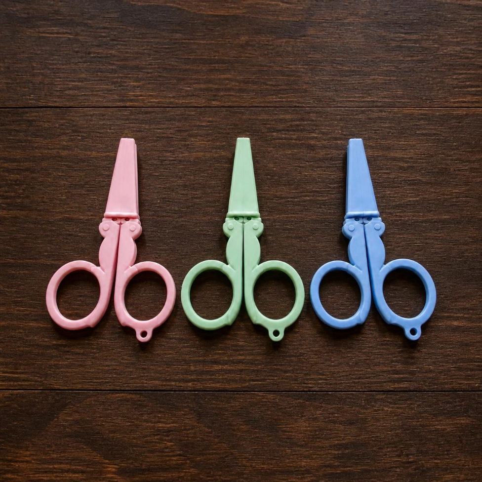 Lot de 3 Mini Ciseaux Pliables pour École, Fournitures Scolaire – image 4