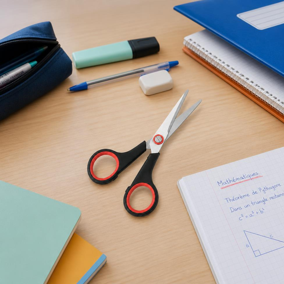 Ciseau de Qualité Supérieur pour Étudiant,Enfant,Fournitures Scolaire – image 5