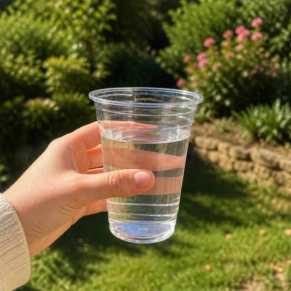 Lot de 50 Gobelets Transparents Jetable 400 Ml,Tasse en Plastique – image 4